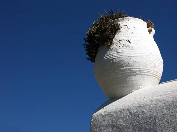 Mykonos White Amphora, Grækenland - Stock-foto