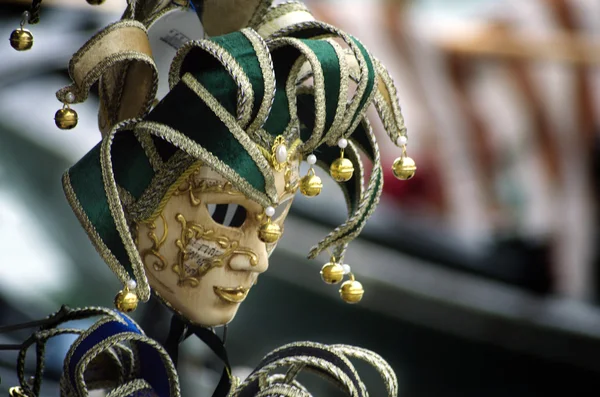 Maschera veneziana a Venezia Carnevale — Foto Stock