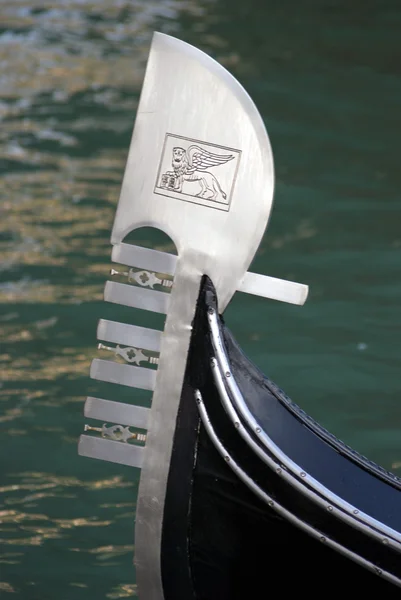 Barco de gôndola em Veneza — Fotografia de Stock