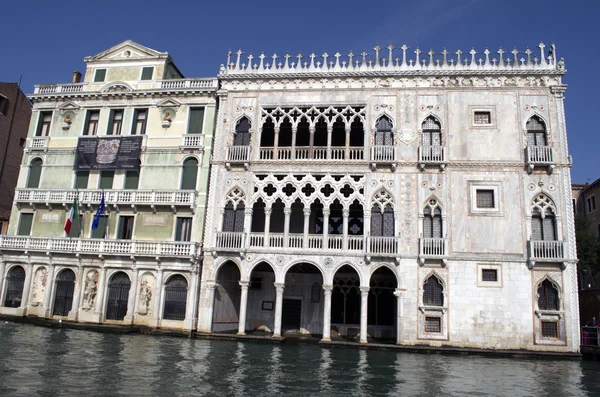 Museet pallace i Venedig grand kanal — Stockfoto