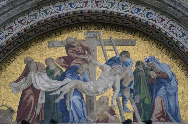 Venedik'te San Marco Bazilikası Mozaik