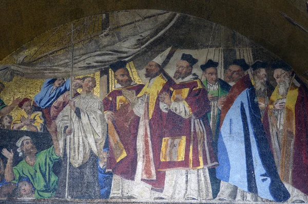 Mosaico na Basílica de São Marcos em Veneza — Fotografia de Stock