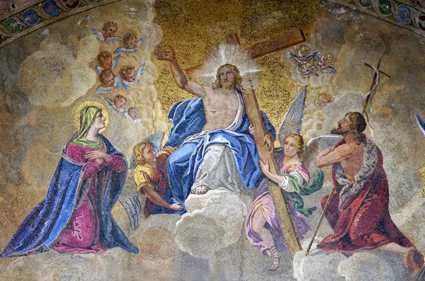 Мозаїка в базиліки Сан-Марко у Венеції — стокове фото