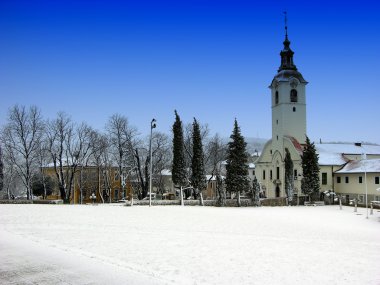 Rijeka, Hırvatistan'daki Trsat üzerinde kutsal bakire Meryem Kilisesi