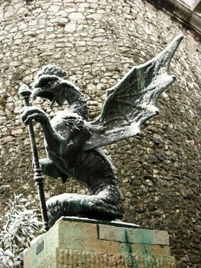 Ejderha intrsat Castle Rijeka Hırvatistan