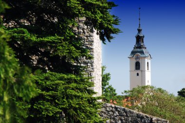 Rijeka, Hırvatistan'daki Trsat üzerinde kutsal bakire Meryem Kilisesi