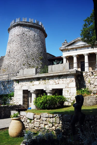 Trsat Castle v Rijece Chorvatsko - Gradina — Stock fotografie