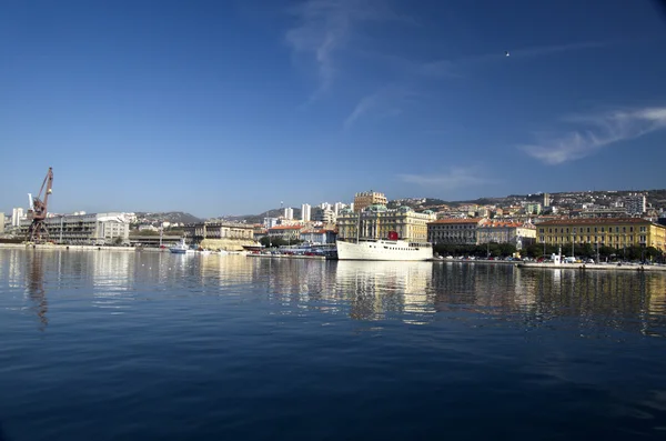 Middellandse Zee haven van Rijeka — Stockfoto
