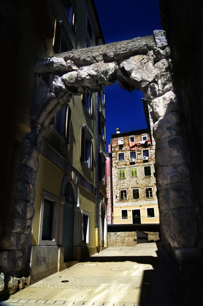 Old Gateway or Roman Arch in Rijeka,Croatia — Stock Photo, Image