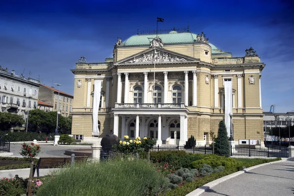 The Theatre Building in Rijeka,Croatia — Stock Photo, Image