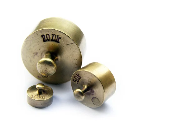 Old-Style Gold Weight — Stock Photo, Image