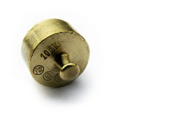 Old-Style Gold Weight — Stock Photo, Image