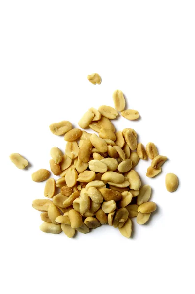Amendoim isolado no fundo branco — Fotografia de Stock