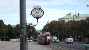 vintage şehir tramvay taşıma