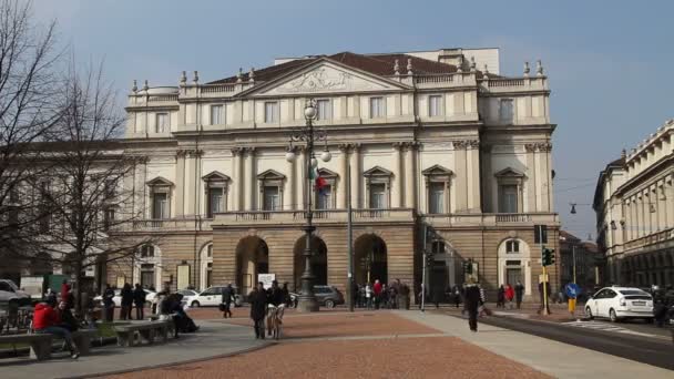 Teatro La Scala, Milán — Vídeo de stock