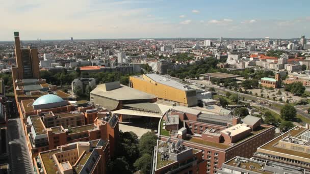 Västra-berlin stadsbild — Stockvideo