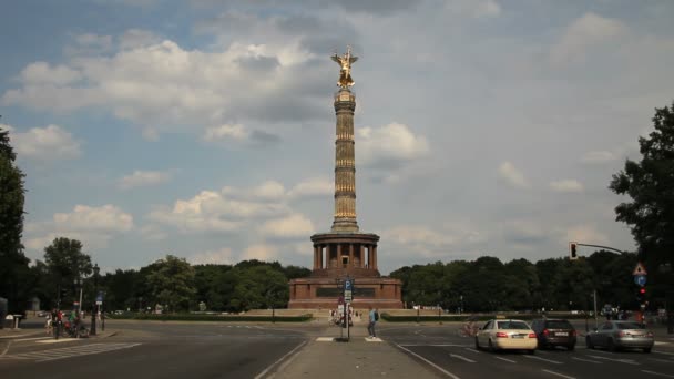 Siegessäule, Berlijn — Stockvideo