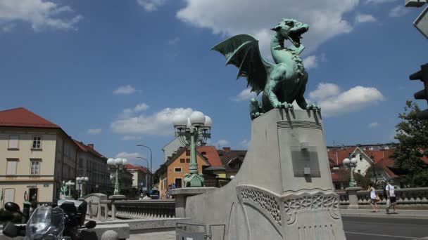 Puente del Dragón — Vídeo de stock