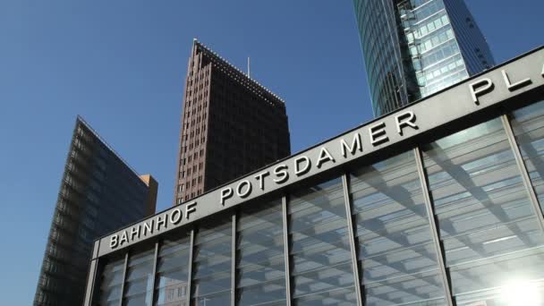 Potsdamer Platz, Berlim — Vídeo de Stock