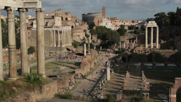 Imperial Fora, Roma — Vídeo de Stock