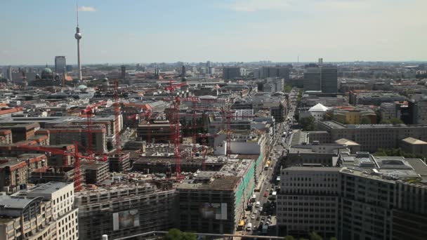 Oost-Berlijn stadsgezicht — Stockvideo