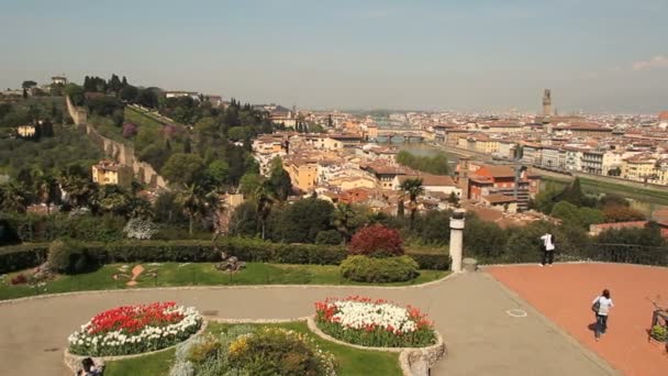 佛罗伦萨城市景观 — 图库视频影像