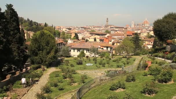 Panoráma města Florencie — Stock video