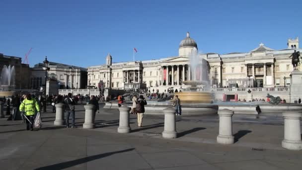 Plaza Trafalgar — Vídeos de Stock