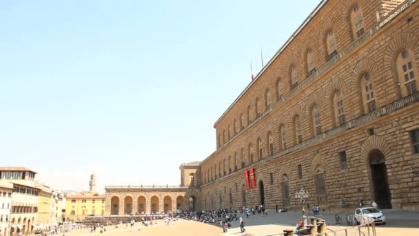 Pitti Sarayı, Floransa — Stok video