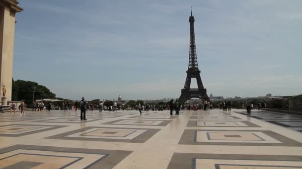 Torre Eiffel, Paris — Vídeo de Stock