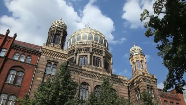 Neue Synagoge, Berlín — Vídeo de stock