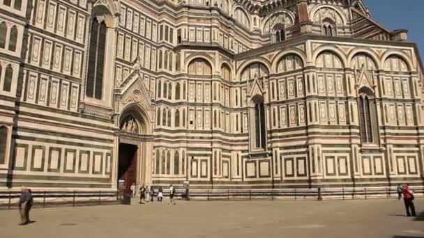 Duomo von florenz — Stockvideo