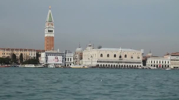 View of the Saint Mark square — Stock Video