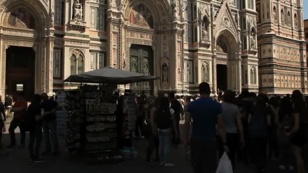 Duomo von florenz — Stockvideo