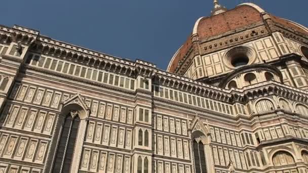 Duomo van florence — Stockvideo