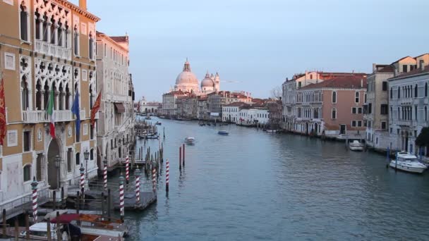 Grand canal, Benátky — Stock video