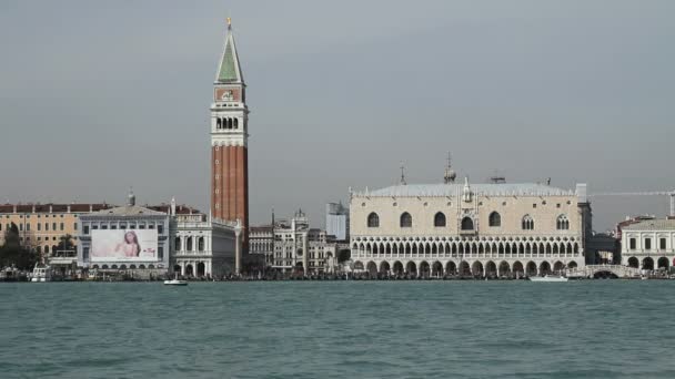 Uitzicht op de Piazza San Marco — Stockvideo