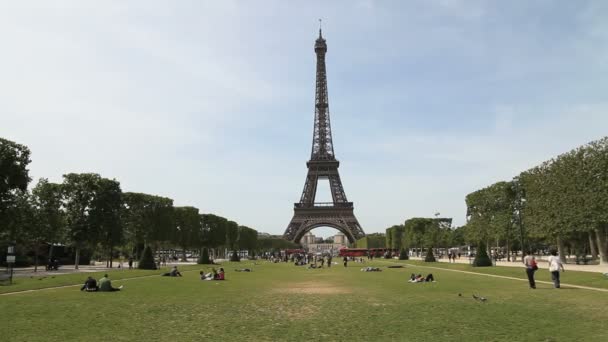 Eiffel Tower, Paris — Stock Video