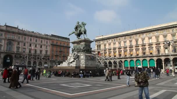 Statua del Cavallo, Milano — Video Stock