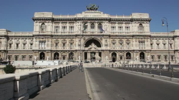ローマ、カッサシオンの最高裁判所 — ストック動画