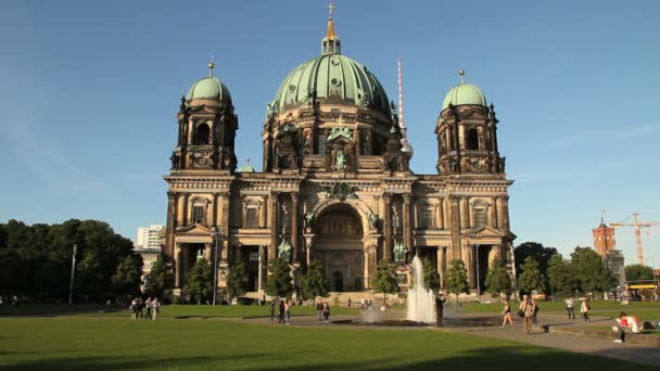 Berlin domkyrka — Stockvideo