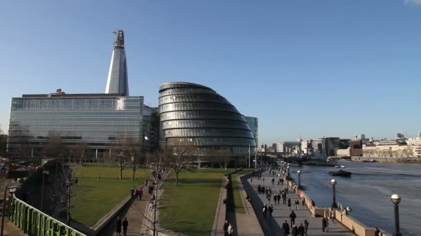 A ponte de Shard London — Vídeo de Stock