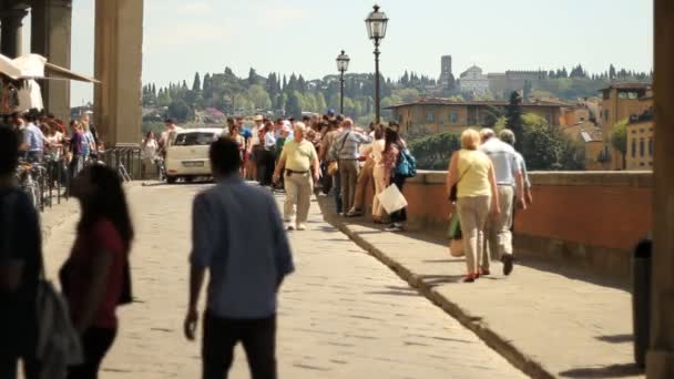 Florens stadsbild — Stockvideo