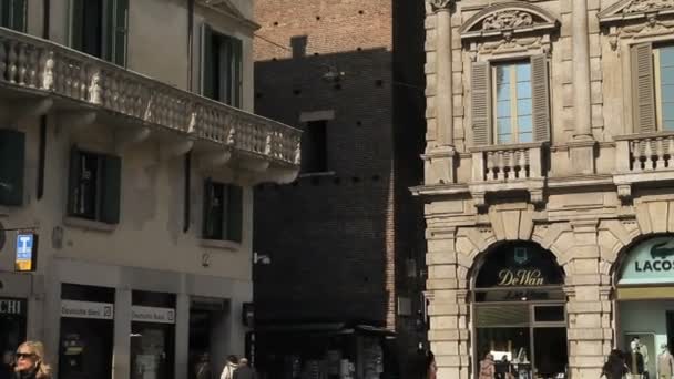 Torre del gardello, verona — Stok video