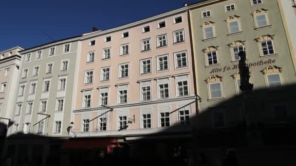 Building in Salzburg — Stock Video