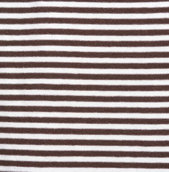 Bakgrunn av brunt-hvitt-stripet lerret – stockfoto