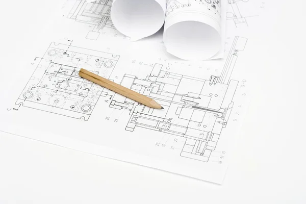 Technical Drawing — Stock Photo, Image