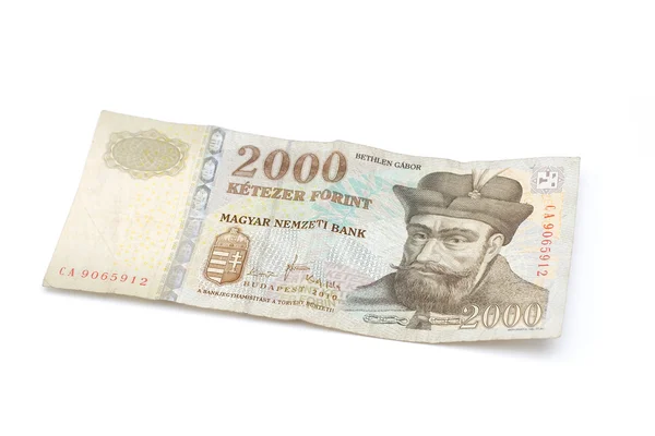 Hungarian Forint Banknote - 2000 HUF — Stock Photo, Image