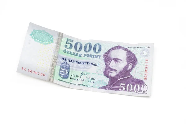 Hungarian Forint Banknote - 5000 HUF — Stock Photo, Image