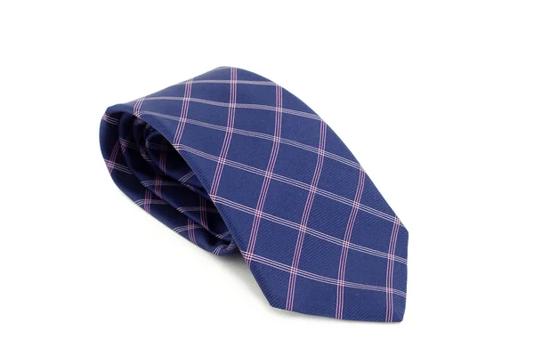 Blue Tie on white — Stock Photo, Image